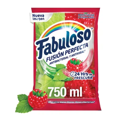 Desinfectante Multiusos Fabuloso Antibacterial Fusión Perfecta -750ml