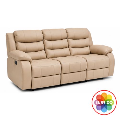 Sillón Reclinable Siena 3 Plazas Colores Surtidos