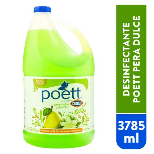 Desinfectante Poett Pera Y Jazmín -3785ml