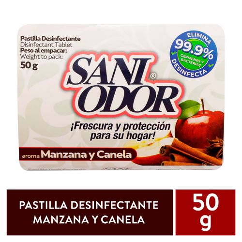 Pastilla Sani Odor para baño manzana canela - 50 g