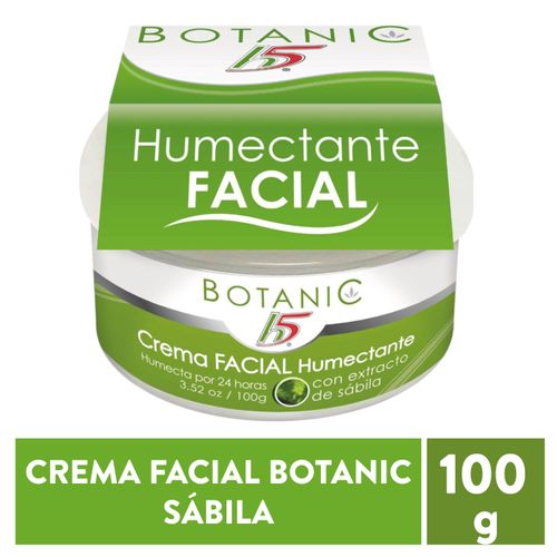 Crema facial Botanic de sábila - 100 g