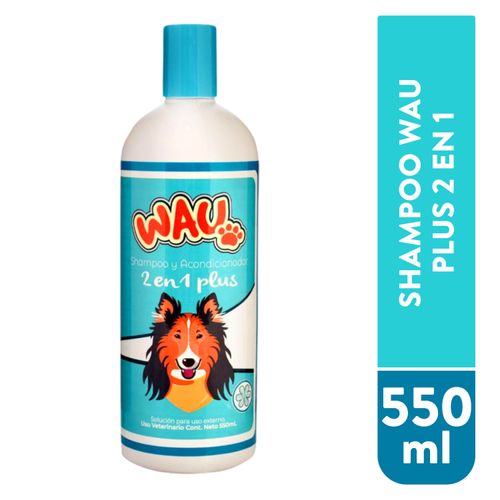 Shampoo Wau Plus 2 En1 - 550ml
