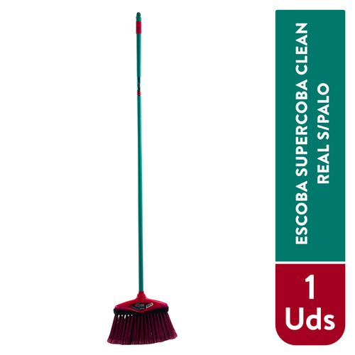 Escoba Supercoba Clean Real sin palo