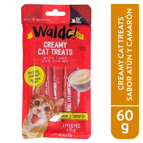 Creamy Cat Treat Waldo Atun Y Camar 60gr