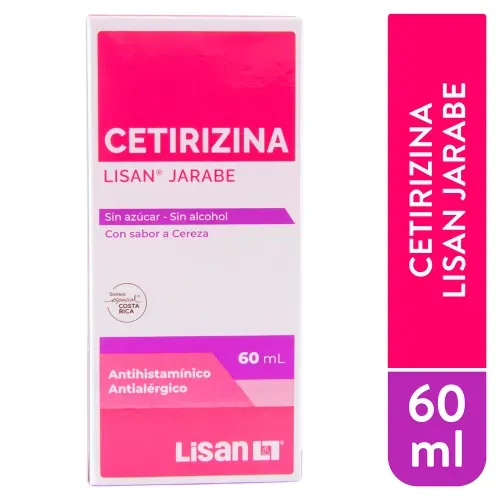 Jarabe Lisan Cetirizina cereza - 60 ml