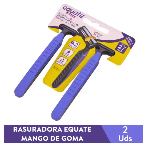 Rasuradora Equate Mango De Gomahomb 2ea