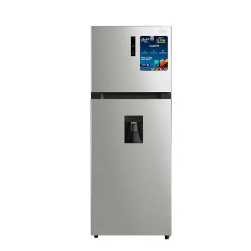 Refrigerador Oster inverter plateada 14 pies cúbicos