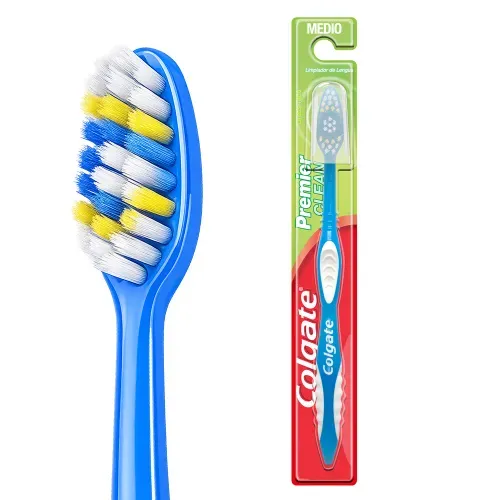 Cepillo Dental Colgate Premier Clean con Tapa Protectora