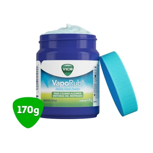 Vick Vaporub Alivia Congestión Nasal Para Respirar Mejor - 170 g