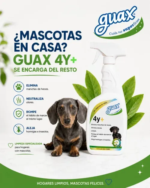 Mascotas Guax Multi 4 Acción Natural - 950 ml