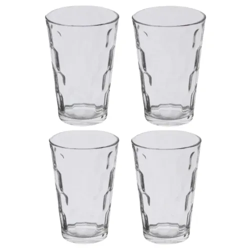 Set de vasos Mainstays de vidrio - 400 ml, 4 Pzas