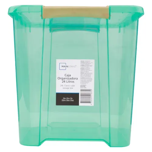 Caja organizadora Mainstays con capacidad de 24 L - 33 x 33 x 33 cm