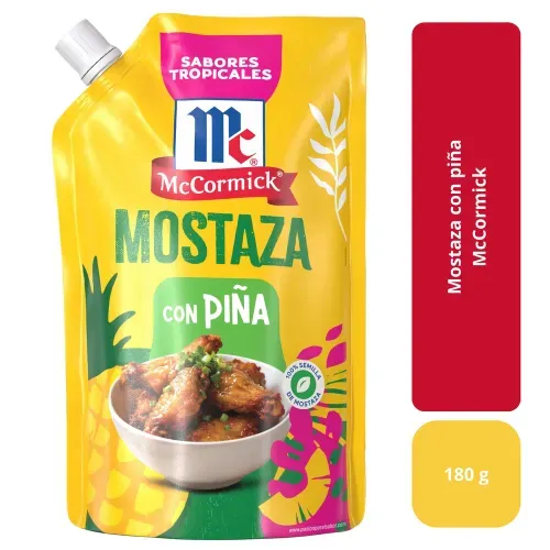 Mostaza McCormick con Piña - 180 g