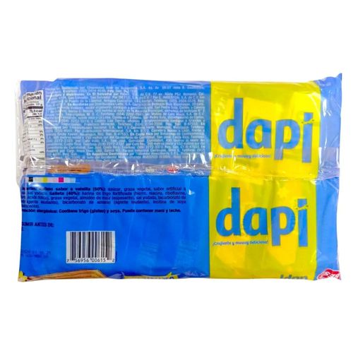 Dapi Vainilla Galleta Waffer Be 204gr Ea
