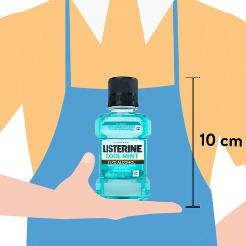 Enjuague Listerine Cool Mint Zero 180ml