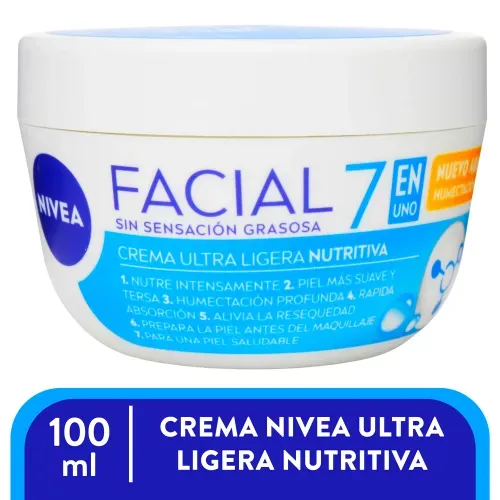Crema Nivea cuidado nutritivo 7en1 - 100 ml