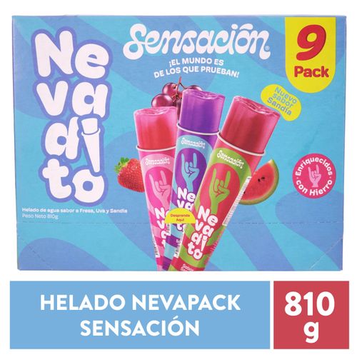 Helado Nevapack Sensacion Ea