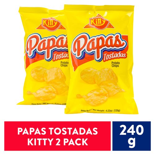Papas tostada Kitty 2 pack - 240 g