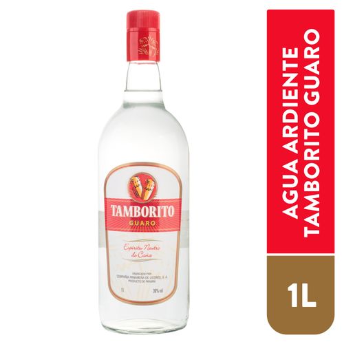 Agua Ardiente Tamborito Guaro - 1000 ml