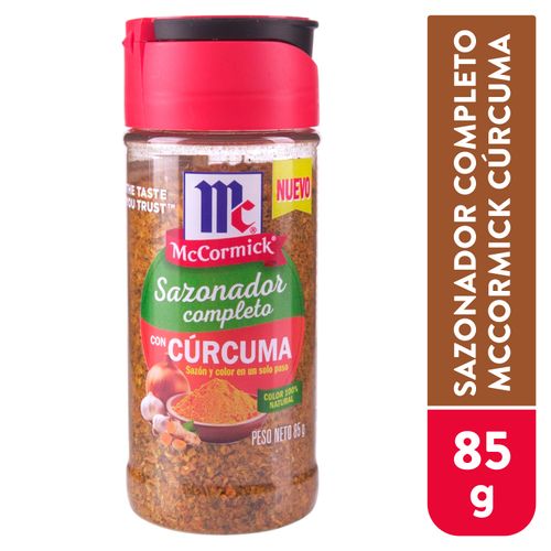 Sazonador Complet Curcuma Mccormick 85g