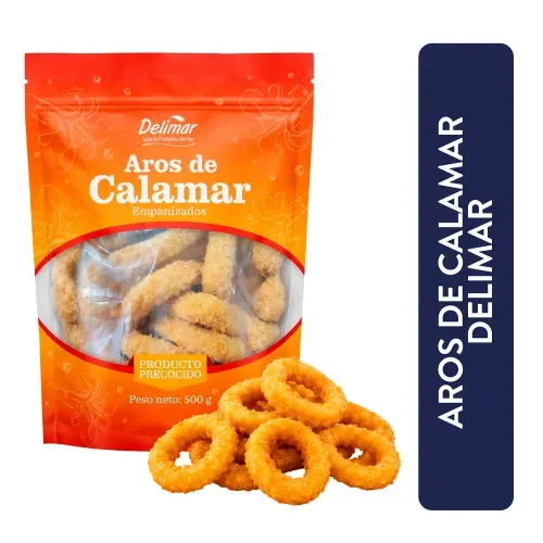 Aros de Calamar Delimar Empanizado - 500 g