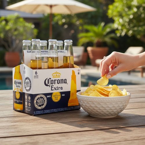 Cerveza Corona botella 6 pack - 2130 ml