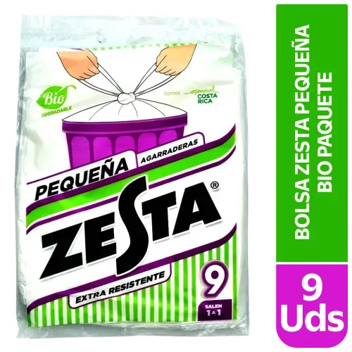 Bolsa Zesta Pequeña Bio Paquete - 9 Unidades