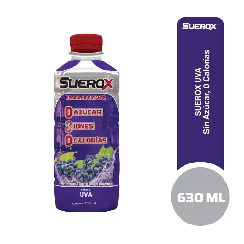 Bebida Hidratante Suerox Sin Azúcar Uva - 630 ml