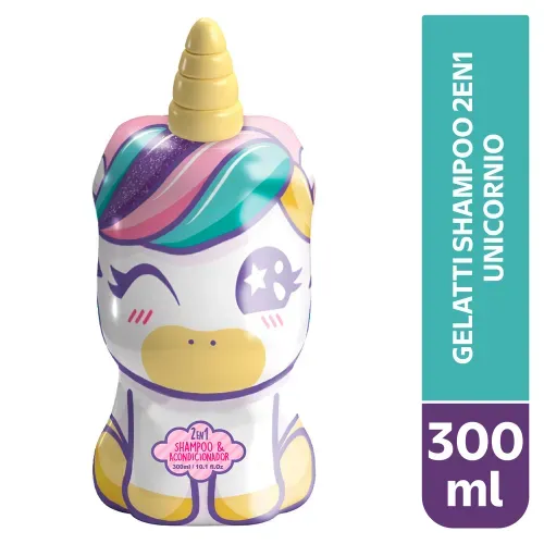 Shampoo Gelatti 2en1 Unicornio -300 ml