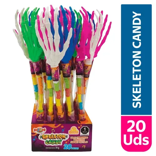 Dulces Skelet Dulces Willy con diseño de esqueleto Halloween - 70 g