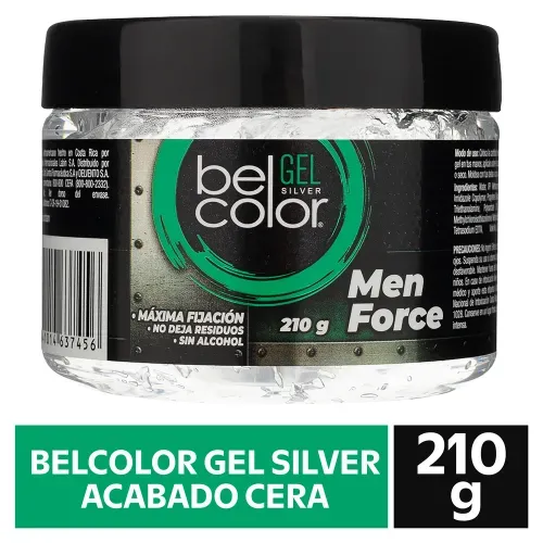 Gel Belcolor silver acabado cera - 210 g