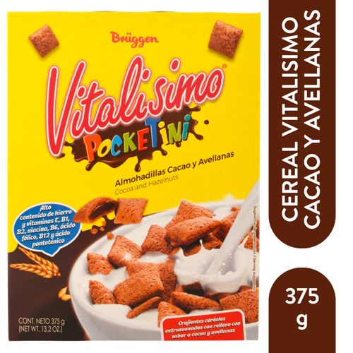 Cereal Vitalisimo Pocketini Cacao 375gr