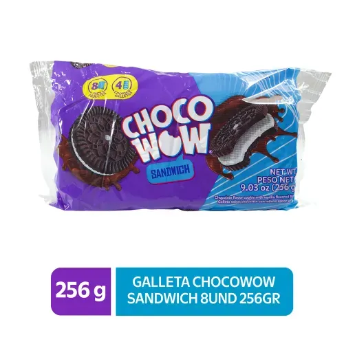 Galleta Choco Wow Sandwich - 256 g