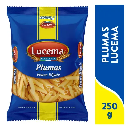 Pasta Lucema Mediana Pluma - 250 g