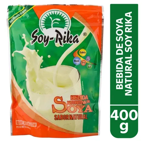 Bebida Soy Rika nutritiva de Soya natural bolsa - 400 g