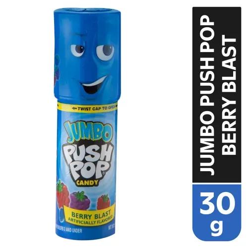 Dulce Jumbo Push Pop explosión de bayas - 30 g