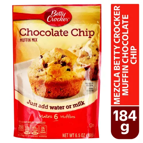 Mezcla Betty Crocker Para Muffin Choco chip - 184 g