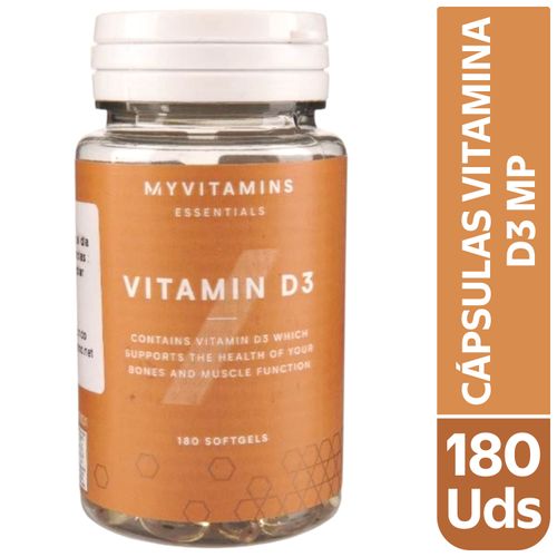 Capsulas Vitamina D3 Mp 180und
