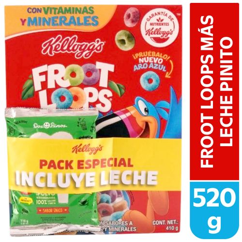 Froot Loops Mas Leche Pinito 520 g