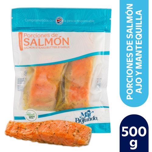 Salmón Mar Profundo en porciones ajo y mantequilla - 500 g