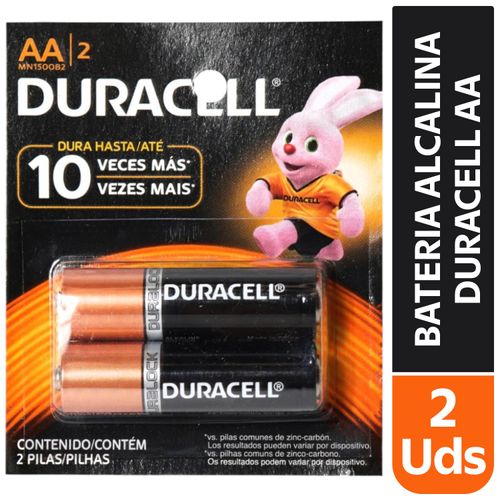 Batería Duracell Alcalina AA -  2 unidades