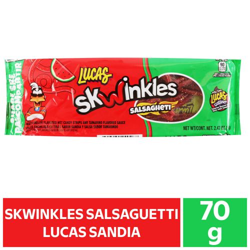 Skwinkles Lucas salsaguetti sandía - 70 g