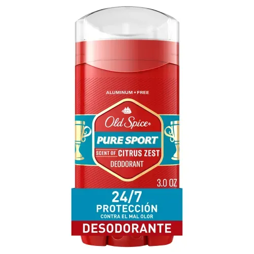 Desodorante Old Spice Hombres Sin Aluminio Pure Sport - 85 g