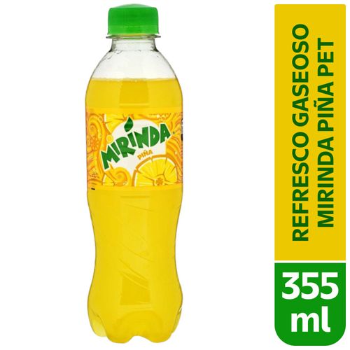 Gaseosa Mirinda Piña Pet - 355ml