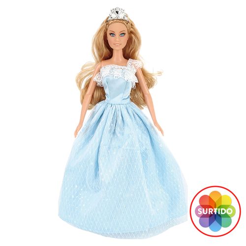 Muneca Fashion Con Accesorios De 11.5
