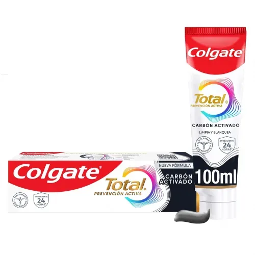 Pasta Dental Colgate Total Carbón Activado Prevención Activa - 100 ml