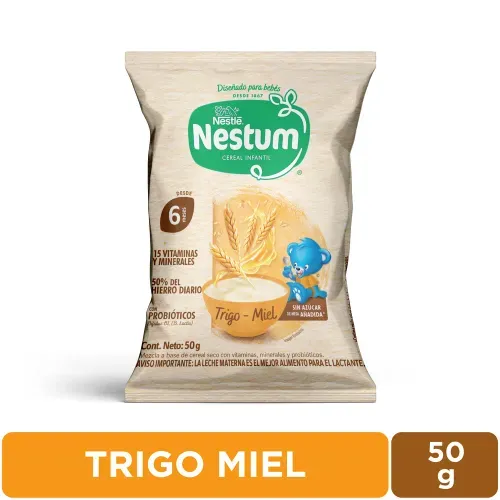 Cereal Infantil NESTUM® Trigo Miel Bolsa - 50 g