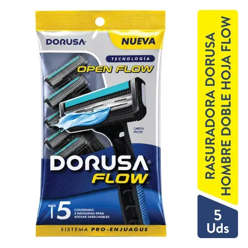 Rasuradora Dorusa Hombre Doble Hoja 5 Uds