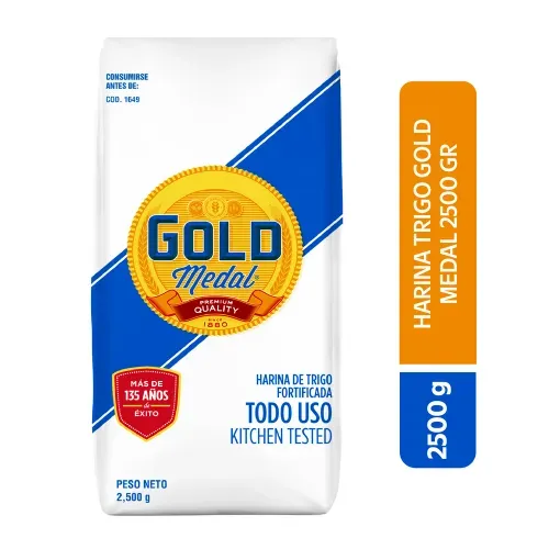 Harina Gold Medal de trigo - 2500 g