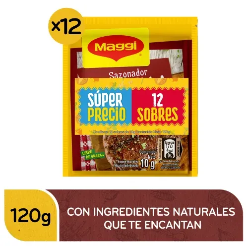 Sazonador Maggi Costilla Criolla 12 Pack - 120 g
